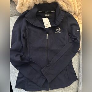 NWT Pebble Beach Dark Blue Zip-Up Jacket